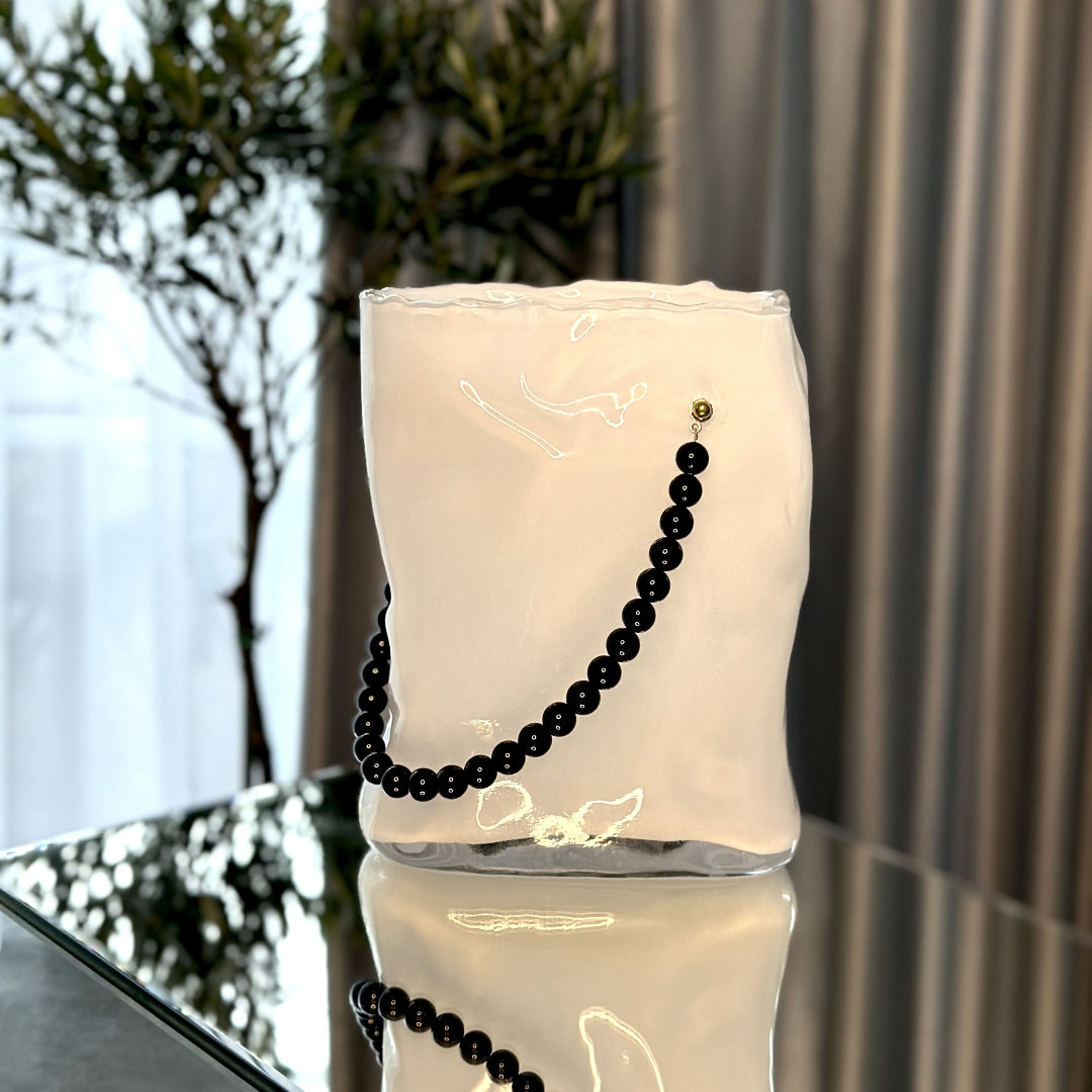 Premium vaza - rankinukas stiklinis