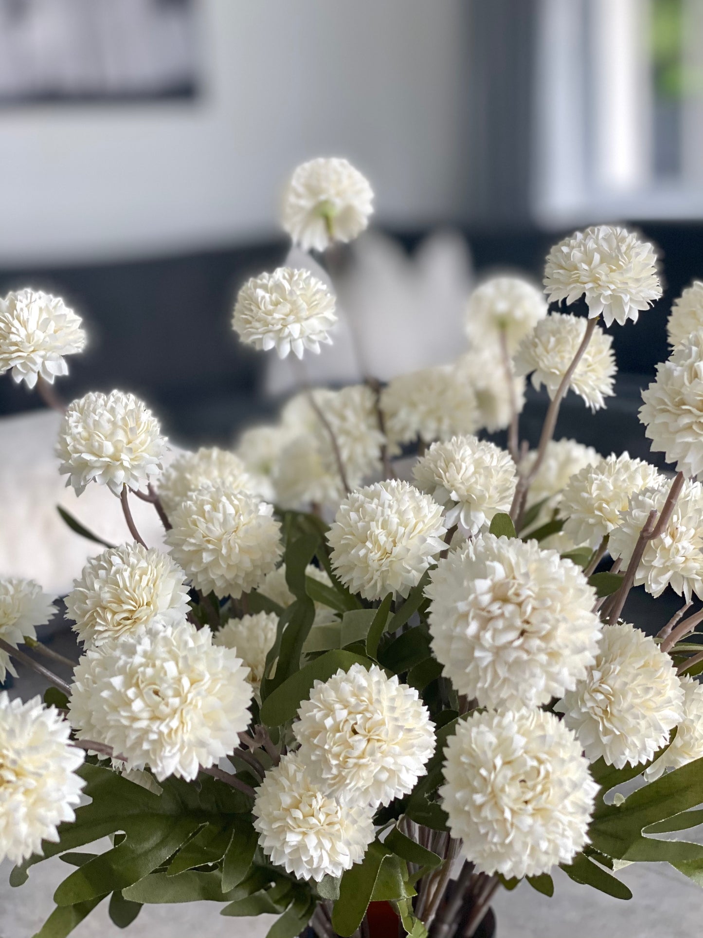 Dekoratyvinės Mini Kiku gėlės