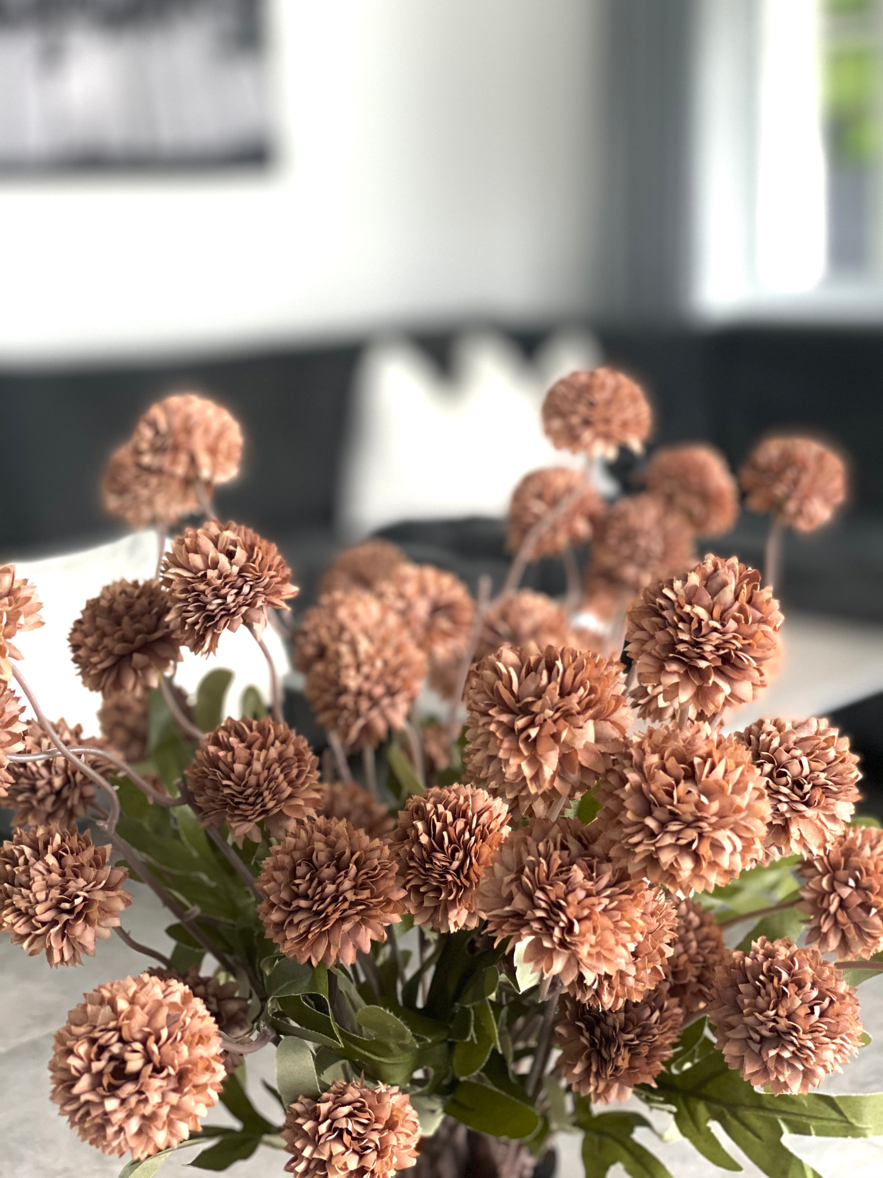 Dekoratyvinės Mini Kiku gėlės