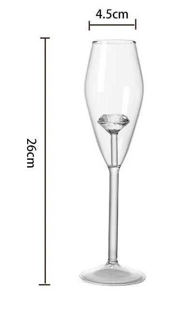 Šampano taurė su deimantu - Diamond Prosecco