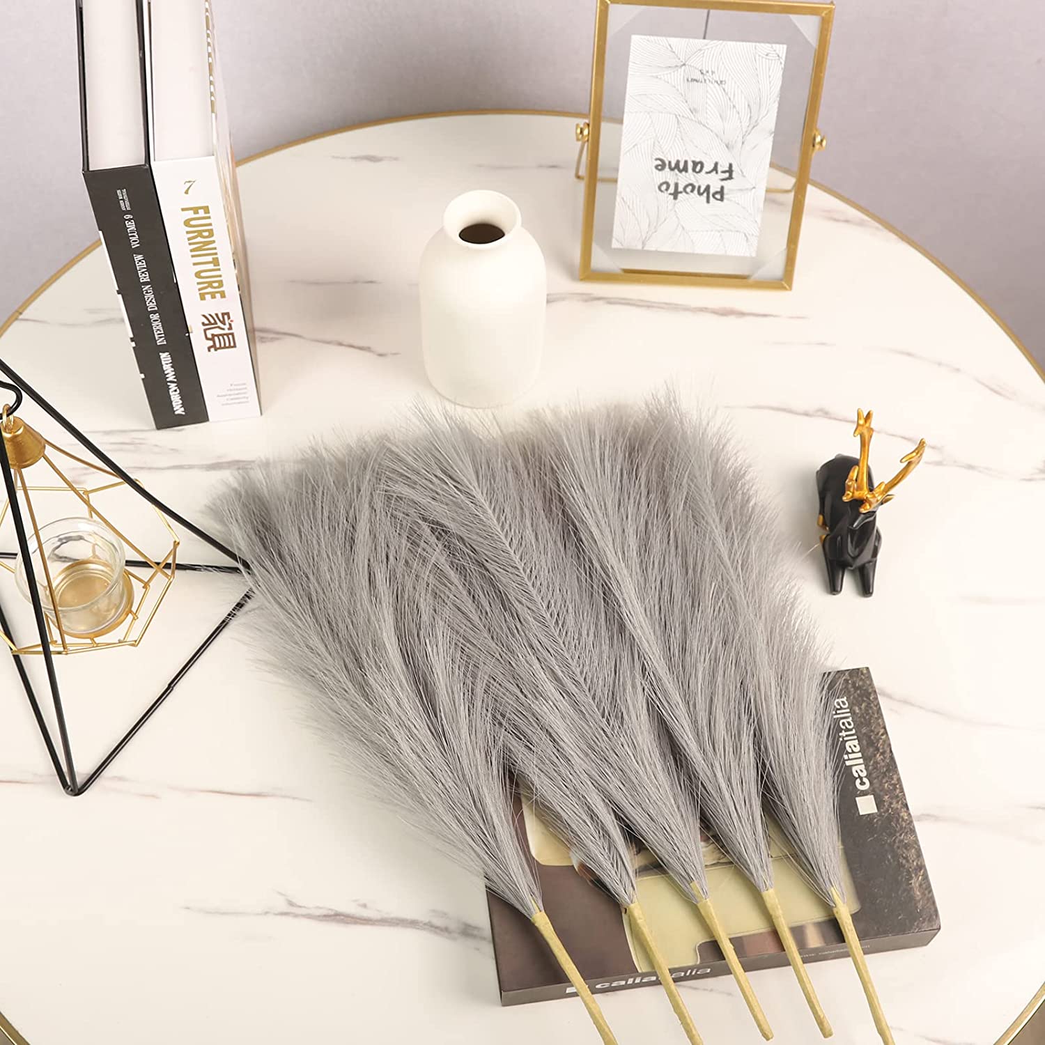 PILKOS SPALVOS | Pampas Plume - Pūkuotos Smilgos