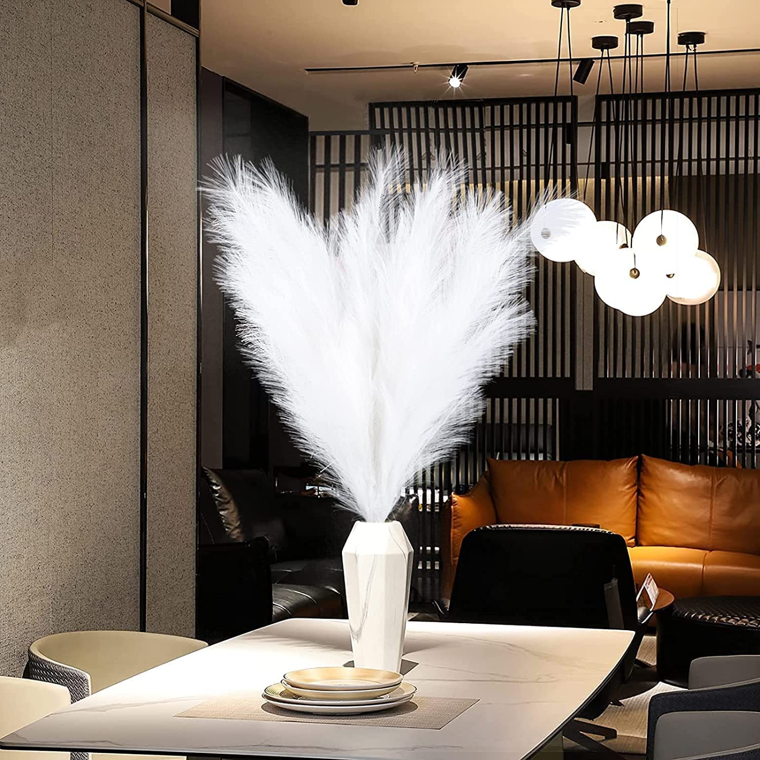BALTOS SPALVOS | Pampas Plume - Pūkuotos Smilgos