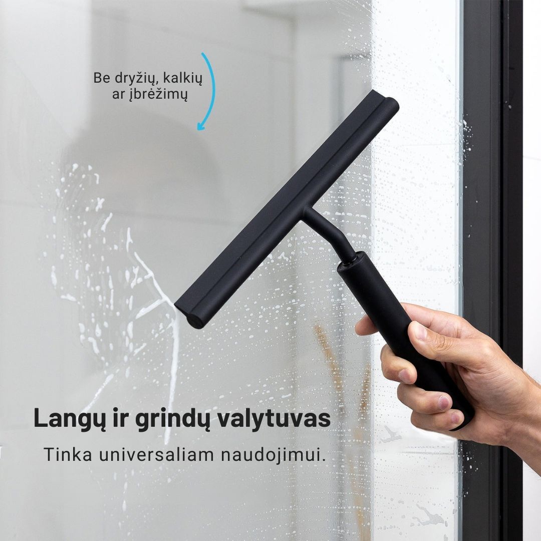 guminis valytuvas dusui