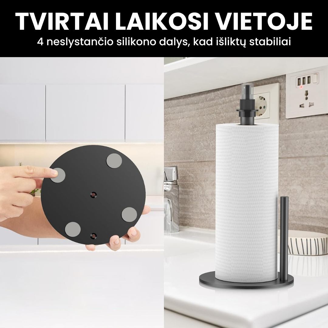 2-in-1 Pastatomas popierio laikiklis su purškikliu MUST-HAVE