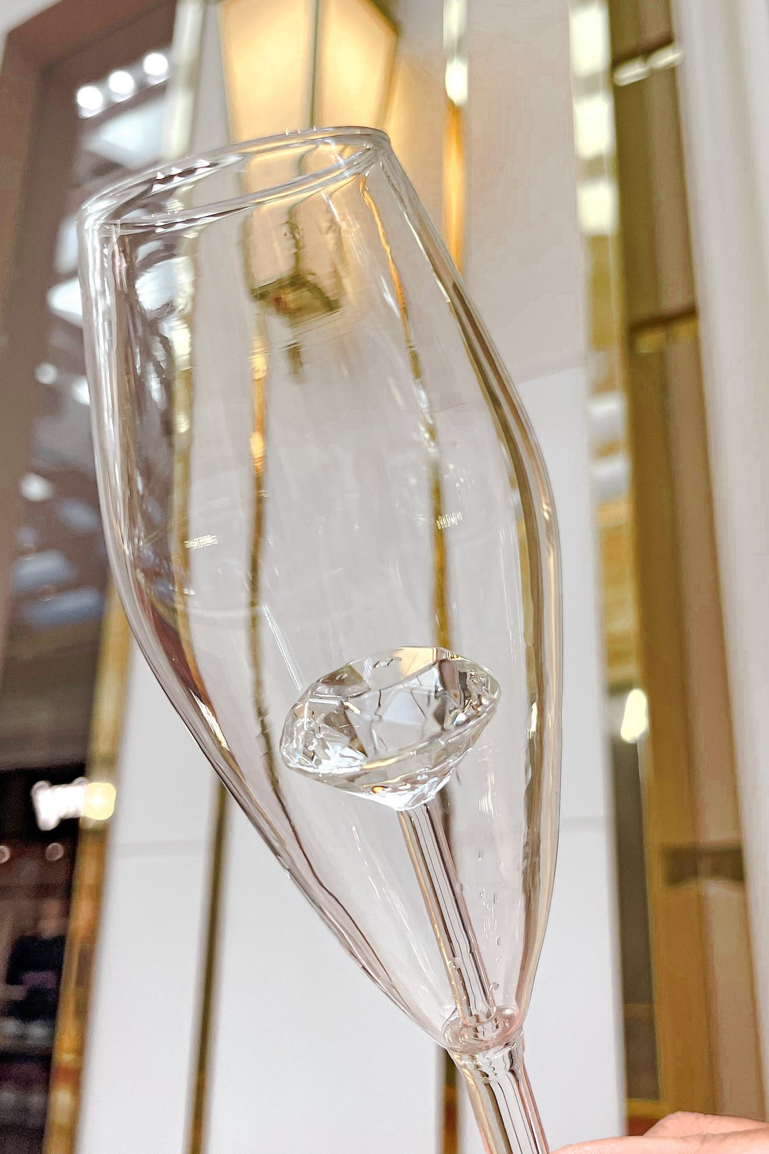 Diamond Prosecco - Šampano taurė su deimantu