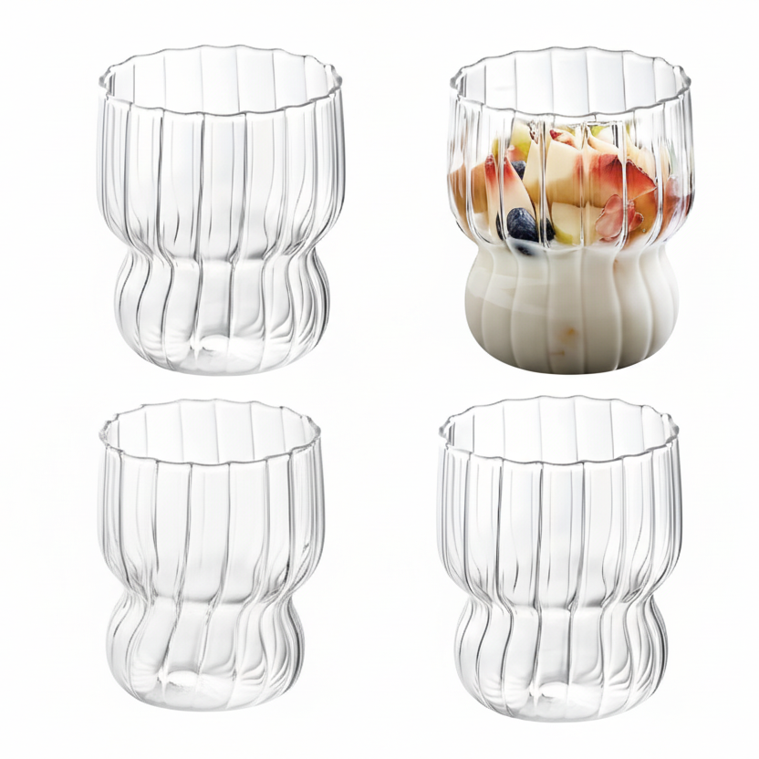 Stiklinių rinkinys | Retro Banga