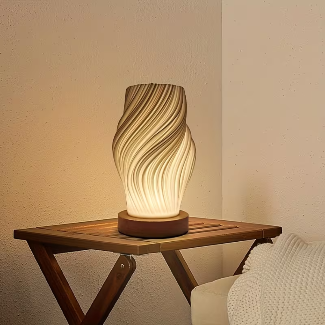 CREAM LUMA - vaza/šviestuvas