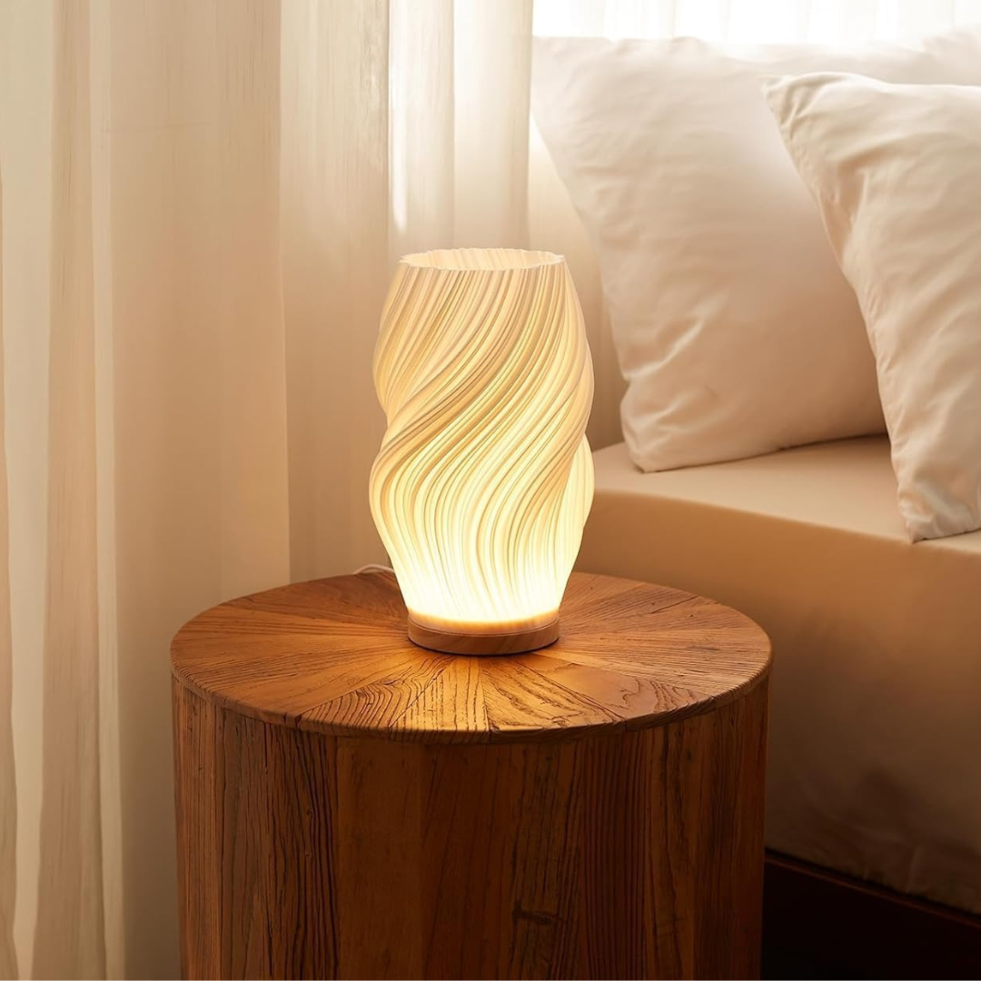 CREAM LUMA - vaza/šviestuvas