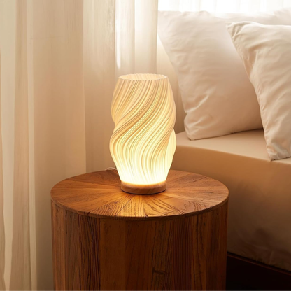 CREAM LUMA - vaza/šviestuvas