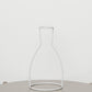 Moderni Minimalistinio Stiliaus Metalinė Vaza V1 - balta